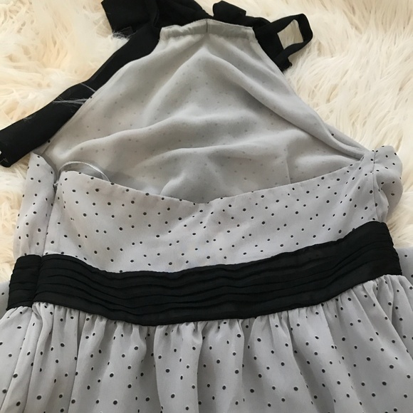 VIctoria's Secret Polka Dot Chiffon Halter Dress - Picture 2 of 7